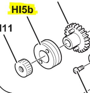 Подающий/прижимной ролик H5a A - сталь -  0.6 / 0.8 - ESAB