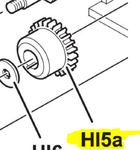 Шестерня двигателя H5a C ESAB