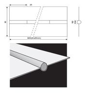 Керамическая подкладка OK Backing Pipe 9