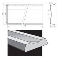 Керамическая подкладка PZ 1500/32 Grey,Loose,Concave
